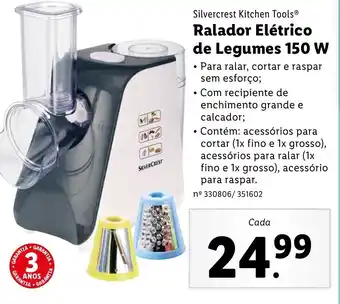 Lidl Ralador Elétrico de Legumes 150W promoção