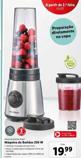 Lidl Máquina de Batidos 250W promoção