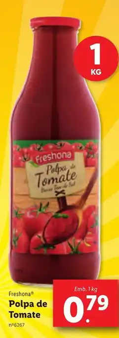 Lidl Polpa de Tomate 1Kg promoção