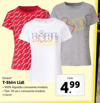 Esmara T-Shirt Lidl XS ao L