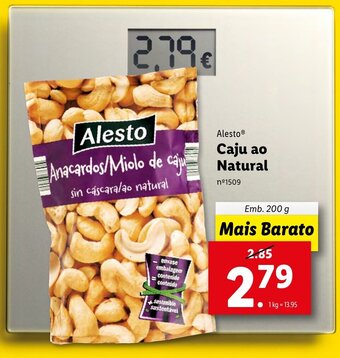 Lidl Alesto Caju ao Natural 200g promoção