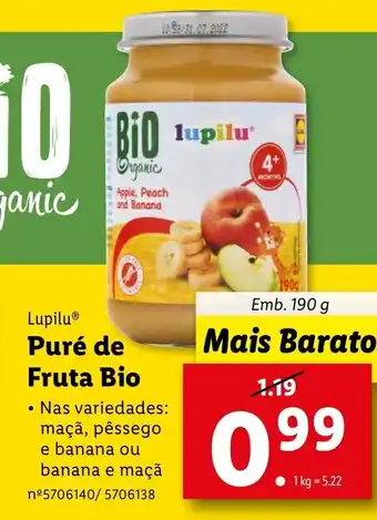 Lupilu de Fruta Bio 190g