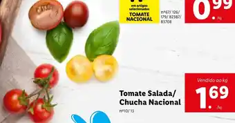 Lidl Tomate Salada/ Chucha Nacional promoção