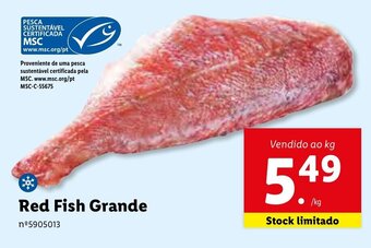 Lidl Red Fish Grande promoção
