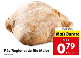 Lidl Pão Regional de Rio Maior 450g promoção