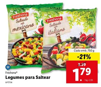 Lidl Freshona Legumes para Saltear 750g promoção