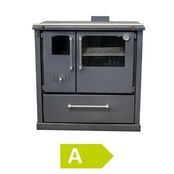 Bricomarché Fogão a lenha com porta de vidro 13.4kw promoção