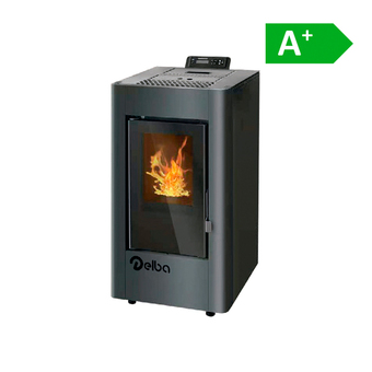 Bricomarché Salamandra a pellets “riviera” 13 kw cinza promoção
