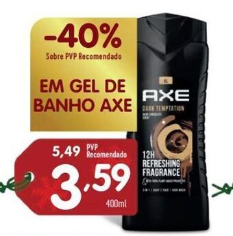 Minipreço Gel de banho axe promoção