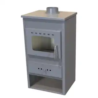 Brico Depôt Salamandra a lenha nera ecodesign 6,5 kw promoção