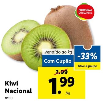 Lidl Kiwi Nacional promoção