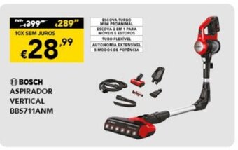 Radio Popular Bosch Aspirador Vertical promoção