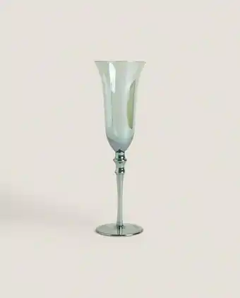 Taça flute vidro colorido
