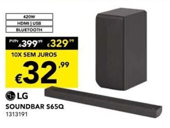 Radio Popular LG Soundbar S65Q promoção
