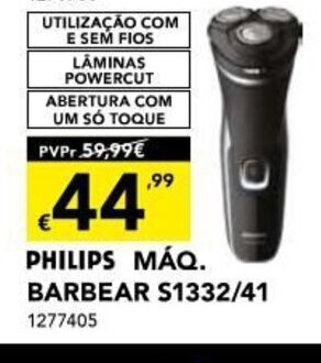 Radio Popular Philips Maq. Barbear promoção