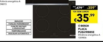 Radio Popular Bosch Placa promoção