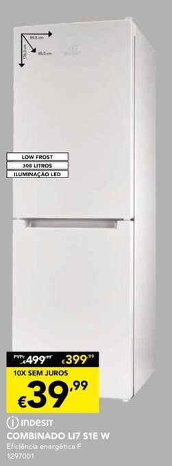 Radio Popular Indesit Combinado L17 S1E W promoção