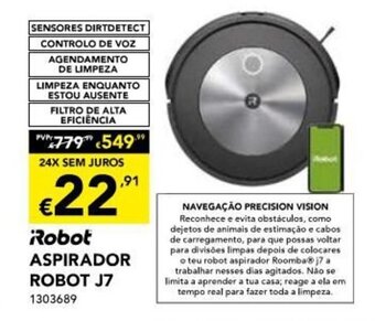 Radio Popular Robot Aspirador Robot J7 promoção