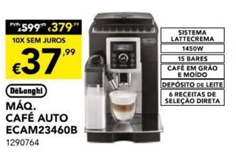 Radio Popular DeLonghi Maq. Cafe Auto promoção