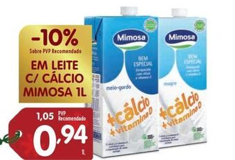 Minipreço Leite mimosa promoção