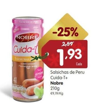 Minipreço Salsicha nobre promoção
