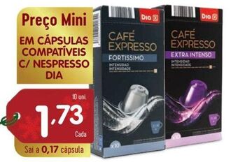 Minipreço Cápsulas de café dia promoção