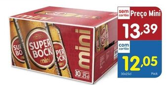 Minipreço Cerveja super bock promoção