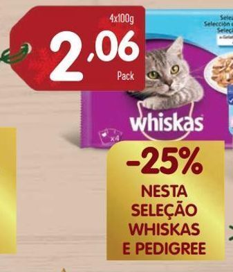 Minipreço Ração para gatos whiskas promoção