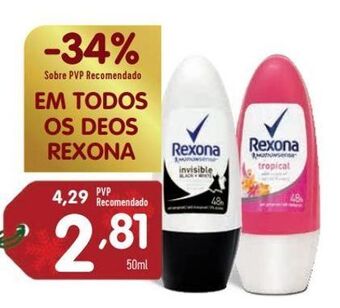 Minipreço Desodorizante rexona promoção