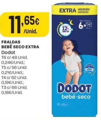Intermarché Fraldas Bebe Seco Extra Dodot promoção