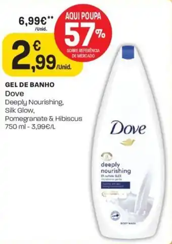 Gel de Banho Dove 750ml