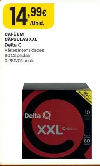 Intermarché Cafe em Capsulas XXL Delta Q promoção