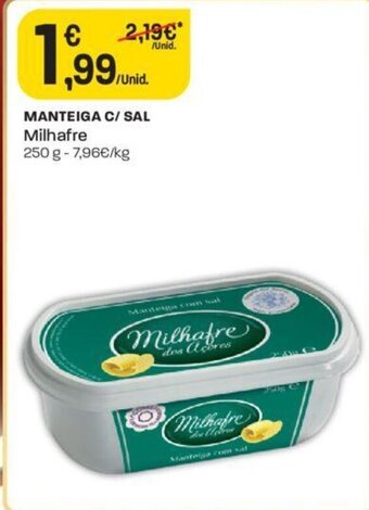 Manteiga c/ Sal Milhafre 250g
