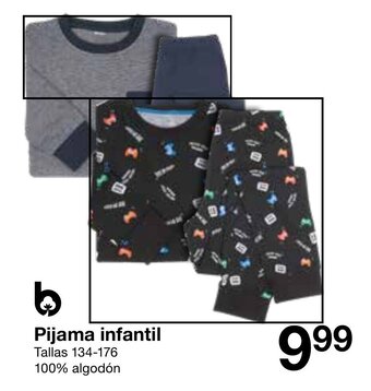 Zeeman Pijama Infantil Tallas 134-176 promoção