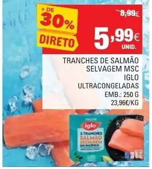 Continente Tranches De Salmão Selvagem 250g promoção