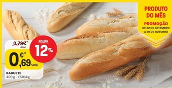 Intermarché Baguete 400g promoção