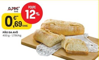 Intermarché Pao de Avo 400g promoção
