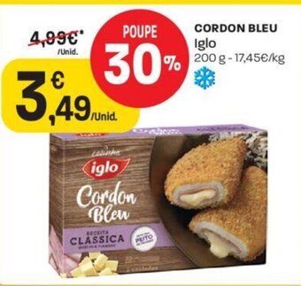 Intermarché Cordon Bleu Iglo 200g promoção