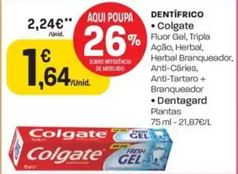 Intermarché Dentrifico Colgate 75ml promoção