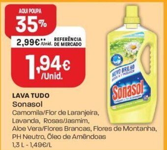 Intermarché Lava Tudo Sonasol 1.3L promoção