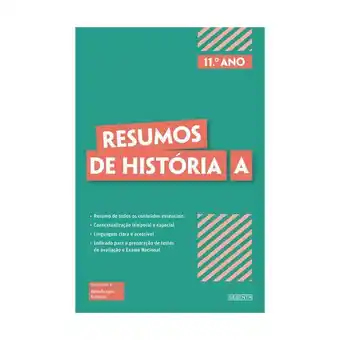 Pingo Doce Livro resumos de história a 11º ano promoção
