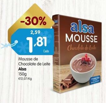 Minipreço Mousse de chocolate alsa promoção