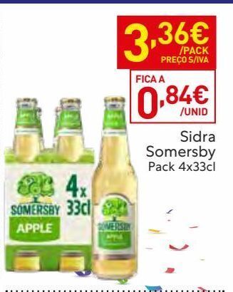 Recheio Sidra somersby promoção