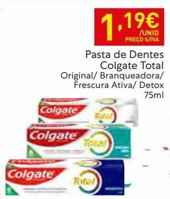 Recheio Pasta de dentes colgate promoção