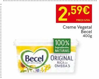 Recheio Margarina vegetal becel promoção
