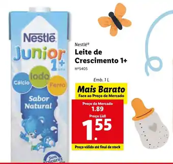 Lidl Nestlé Leite de Crescimento 1+ 1L promoção