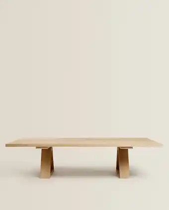 ZARA HOME Mesa de centro carvalho promoção