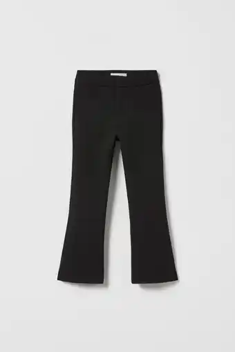 ZARA Calças boca de sino com bolsos promoção