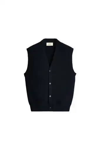 ZARA Colete de malha lã e alpaca promoção