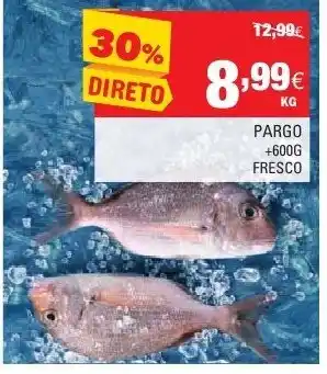 Continente Pargo +600g promoção